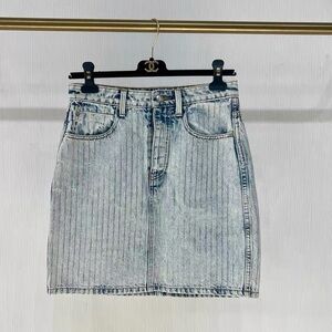 🚩steal authentic Alexander Wang Light Blue Denim Pencil Skirt